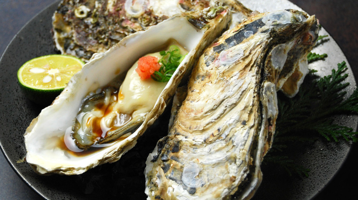 濃厚でクリーミーな、岩がき。